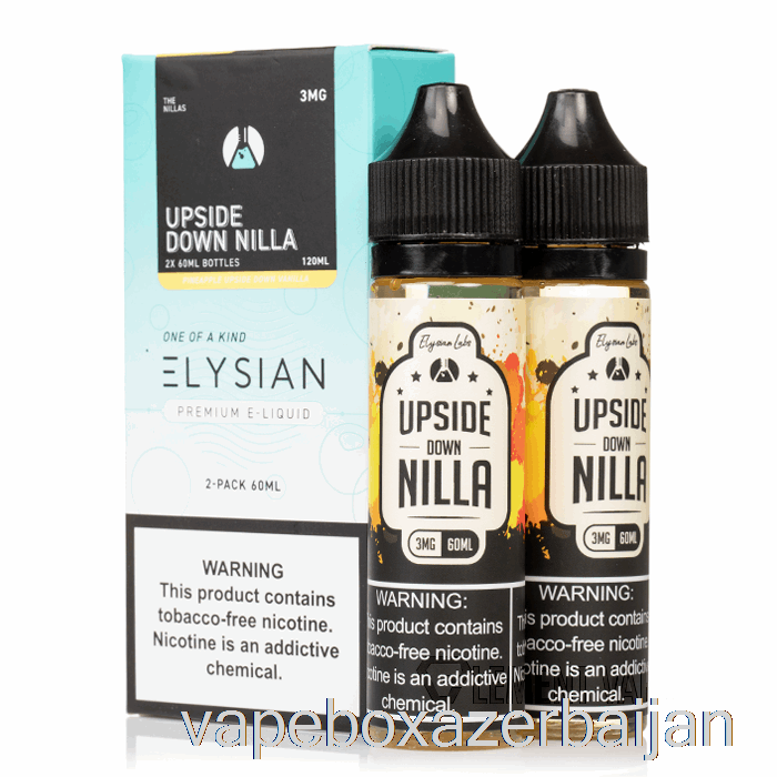 Vape Box Azerbaijan Upside Down Nilla - Elysian Labs - 120mL 6mg